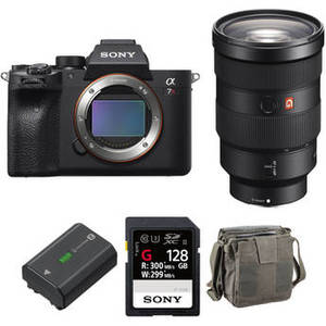 Alpha a7R IV Mirrorless Digital Camera with 24-70mm f/2.8 Lens and Accessories Kit