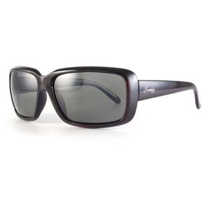Paula Creamer Serenity Women's Polarized Sunglasses - Shiny Black/Smoke