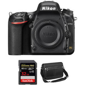 D750 DSLR Camera Body and Accessories Kit