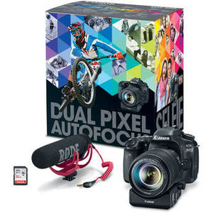 EOS 80D DSLR Camera with 18-135mm Lens Video Creator Kit