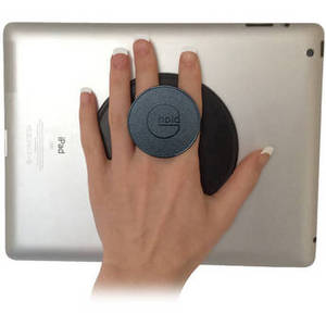 Micro Suction Handgrip for Tablets and Other Devices (Black)